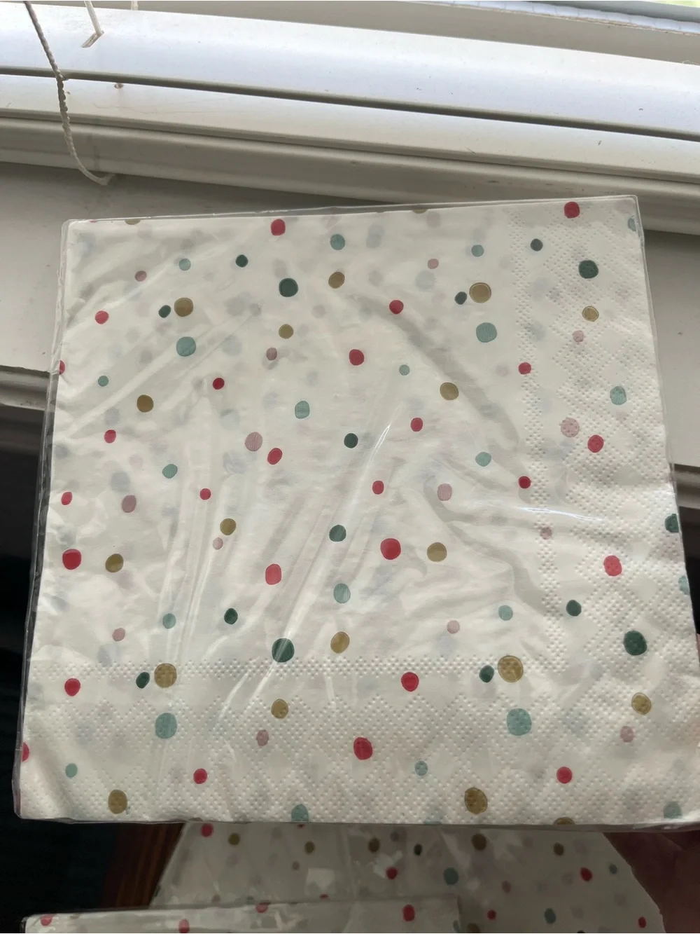 Spritz Multicolor Confetti Dots Napkins